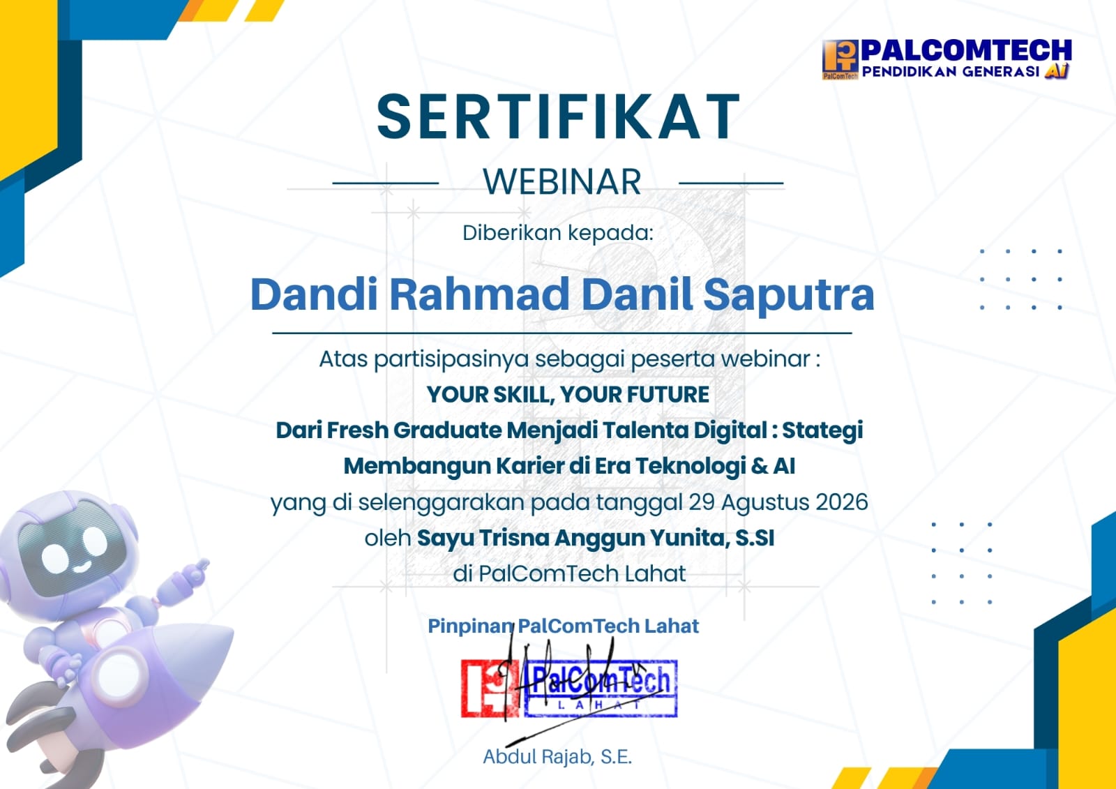 Sertifikat 1